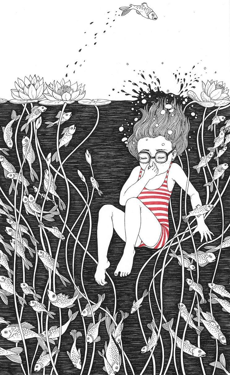 Bellas y poéticas ilustraciones de Sveta Dorosheva que rinden homenaje a su infancia