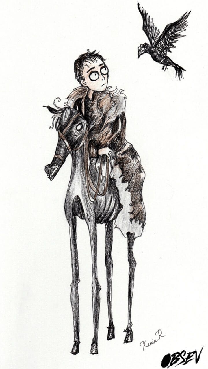 ¿Cómo se verían los personajes de Game of Thrones al estilo Tim Burton?