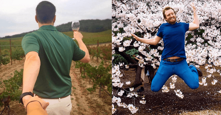 Cuando los hombres imitan las poses de las mujeres en Instagram