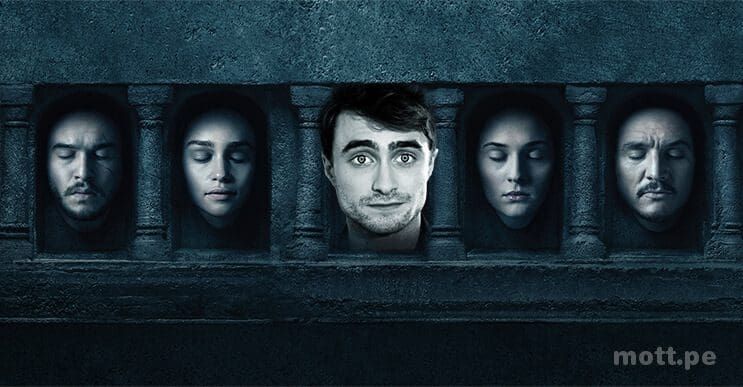 Daniel Radcliffe le hace un guiño a Game of Thrones