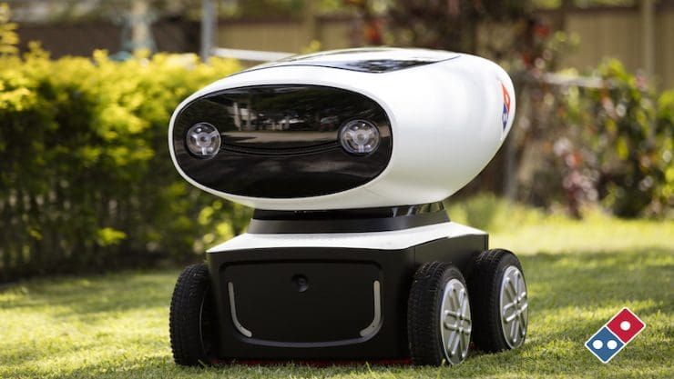 Domino´s Pizza presenta un nuevo robot repartidor que está dando mucho que hablar