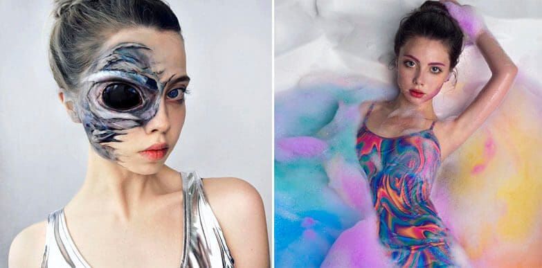 Esta joven se ha ganado la mirada del público en Instagram por sus extrañas fotos