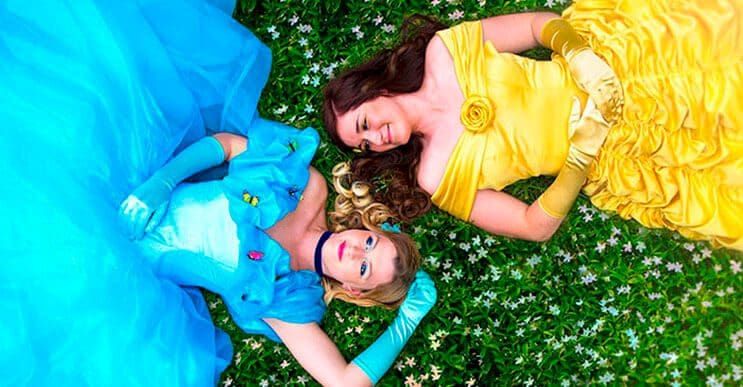 Esta pareja de lesbianas hizo de su boda un cuento de hadas