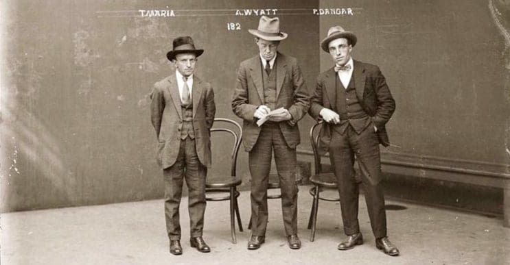 Estos delincuentes sí que sabían vestir con estilo