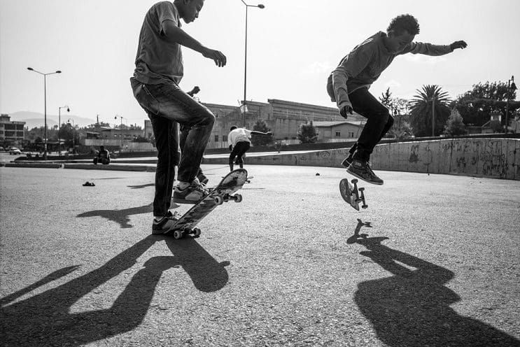 La inspiradora y joven escena del skate en Etiopía
