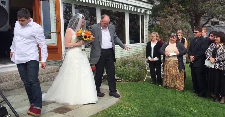 La sorpresa que este padre le dio a su hija el día de su boda romperá corazones