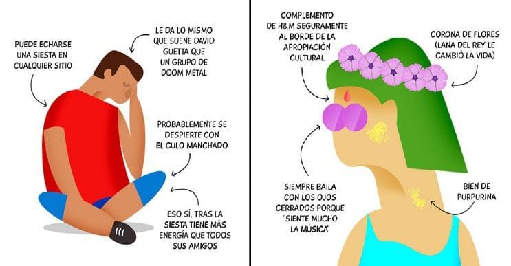 Los 8 tipos de personas que siempre te encontrarás en los festivales de música