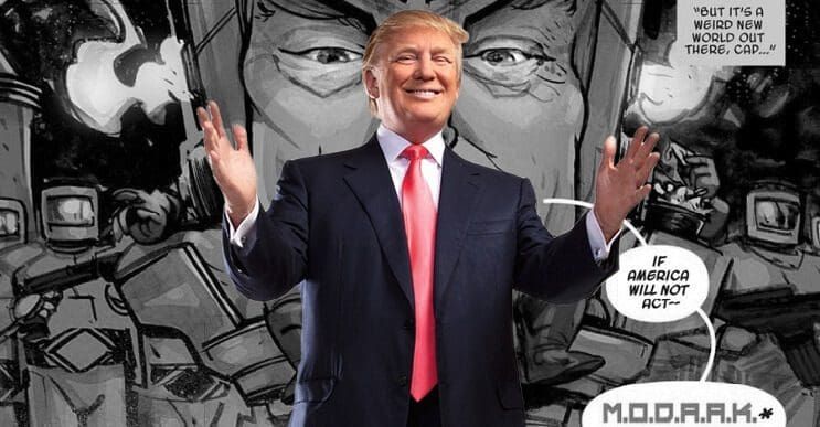 Los Vengadores regresan para defender al mundo de Donald Trump