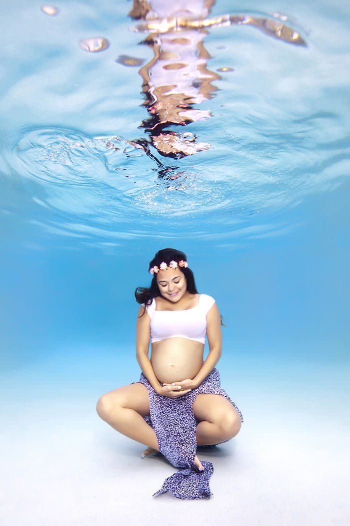 Asombrosas fotografías que muestran la belleza del embarazo bajo el agua