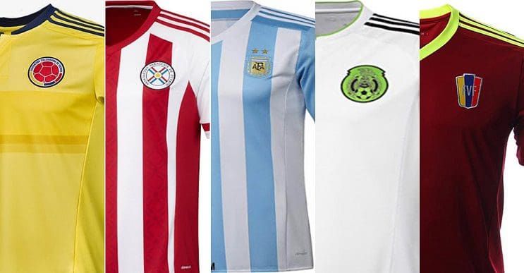 Copa América Centenario: ¿Cuál de todas las nuevas camisetas es tu favorita?