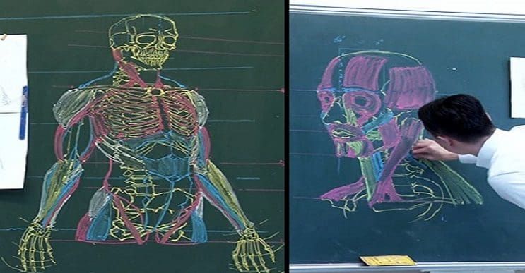 Quedarás impresionado con los espectaculares gráficos con los que enseña este profesor