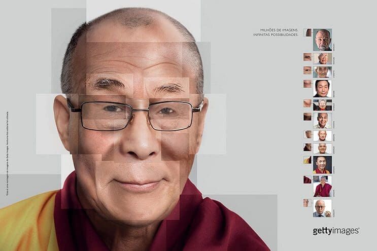Reconstruyen el rostro de famosas personalidades utilizando fotografías de stock