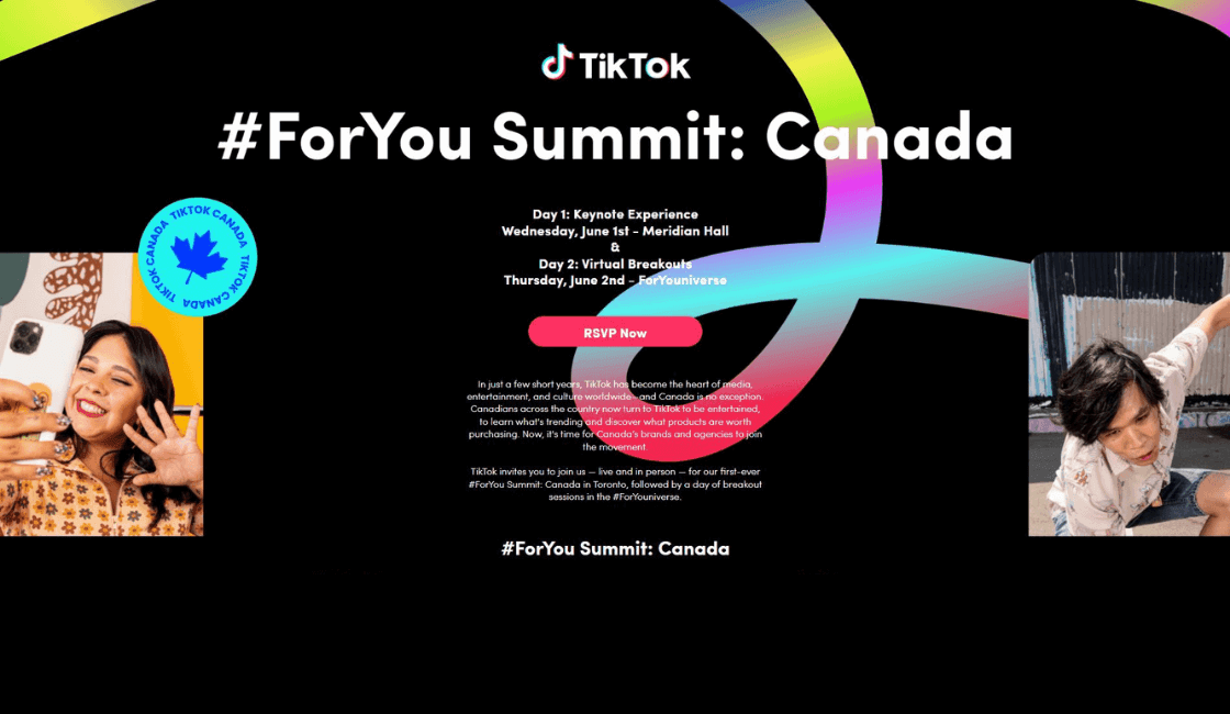 TikTok anuncia la primera cumbre “For You” en Canadá