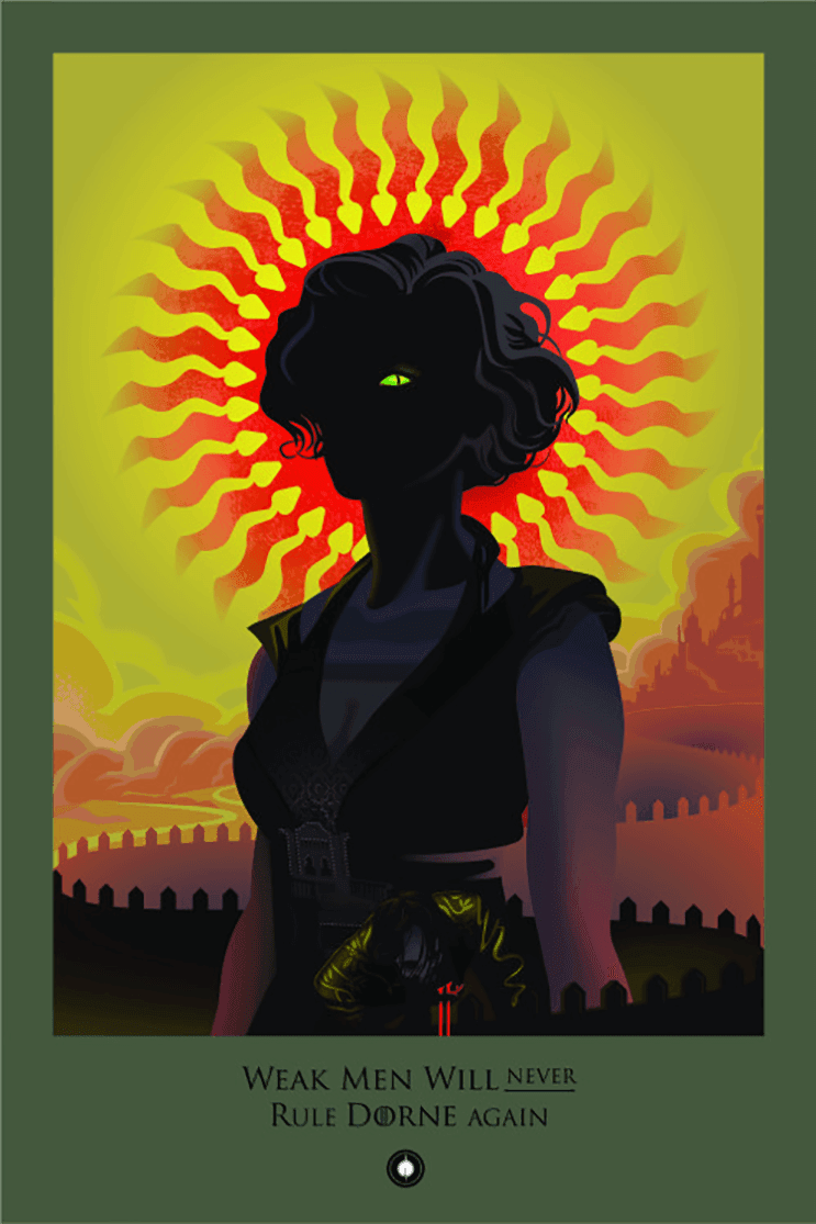 Este diseñador recreó todos los capítulos de Game of Thrones con estas alucinantes ilustraciones