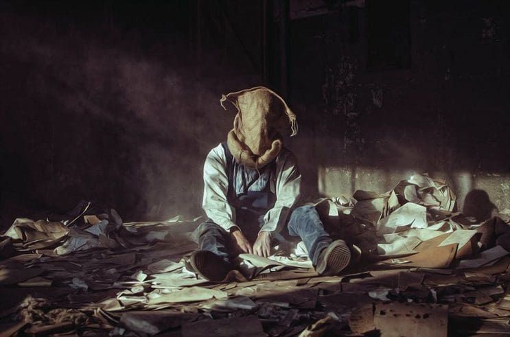 Una sesión fotográfica creada con mucho horror