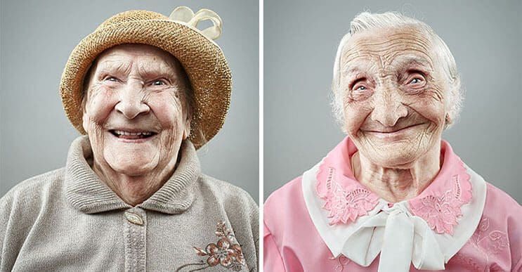 Una sesión fotográfica que nos muestra que la sonrisa nunca envejece