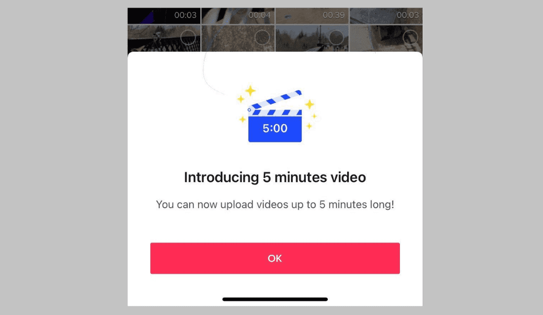 TikTok planea ampliar la duración de los videos hasta 5 minutos