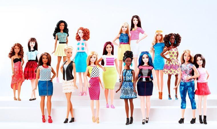 Barbie lanza nuevas muñecas con formas de cuerpo que se ajustan más a la realidad