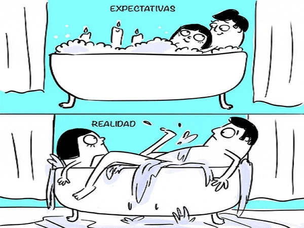 Expectativa vs. realidad de lo que realmente pasa en nuestra intimidad