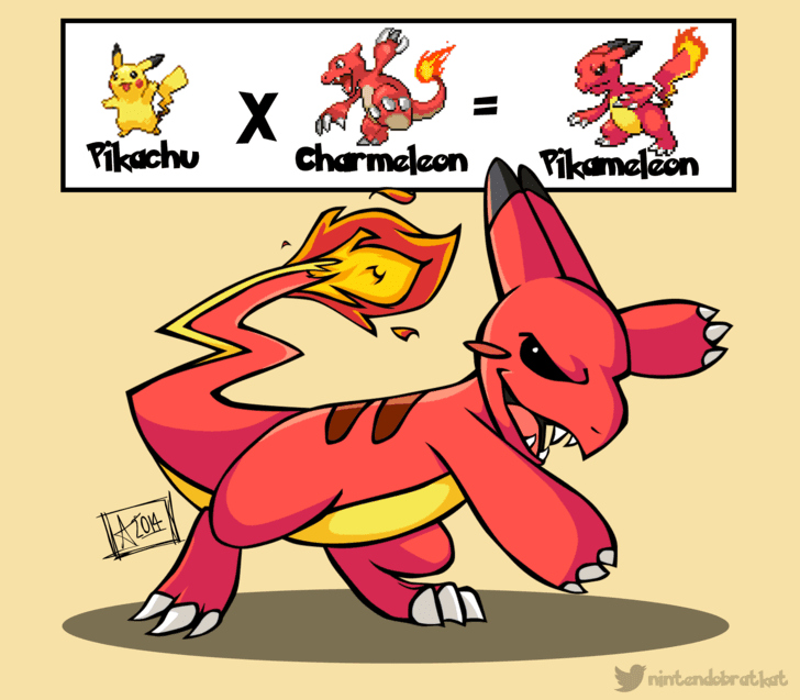 Estos Pokémones han sido fusionados y nuevas especies han sido creadas