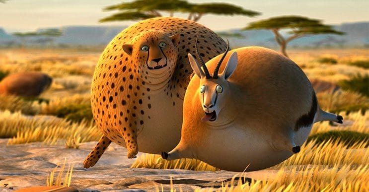 Divertidos cortos muestran lo que pasaría si los animales fueran redondos