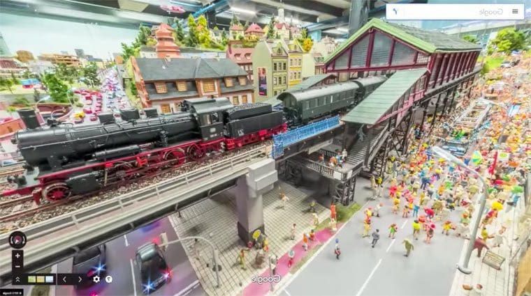 El Street View del mini ferroviario más grande del mundo