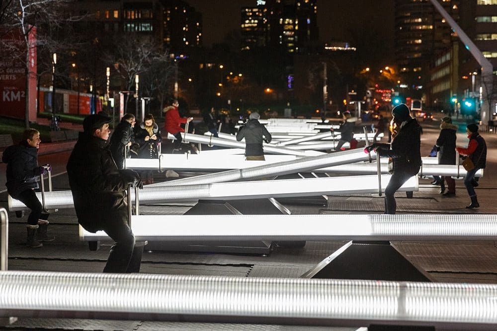 Sube y bajas musicales en las calles de Montreal