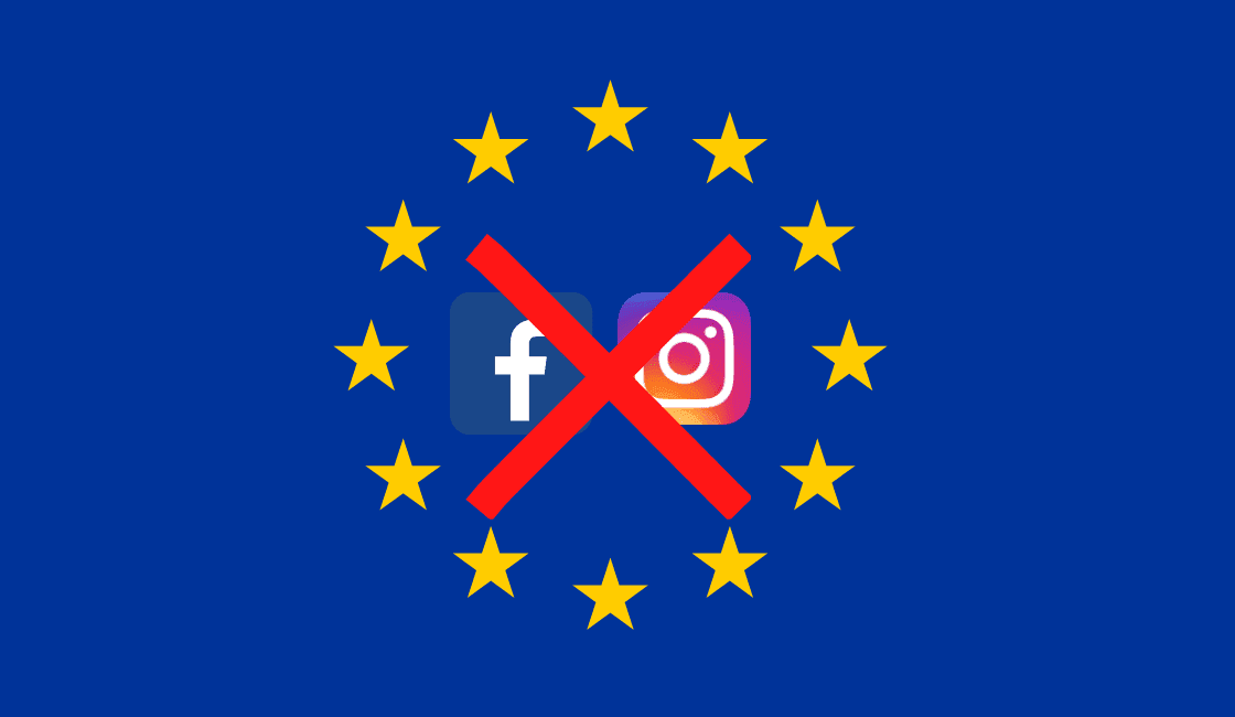Meta amenaza a la Unión Europea con retirar Facebook e Instagram