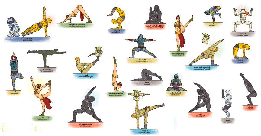 ¿Con ganas de hacer yoga? Practícalo con esta guía de Star Wars